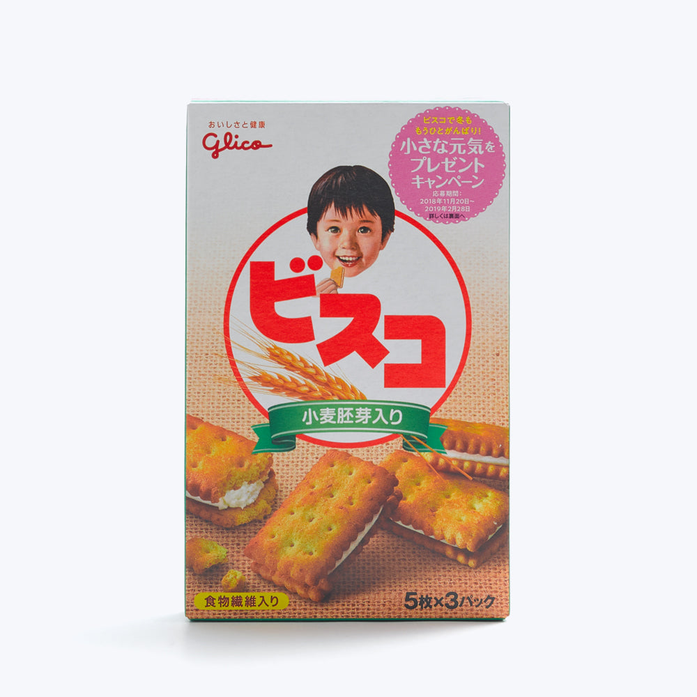 Bisuko Whole Wheat Biscuits made in Japan by Glico