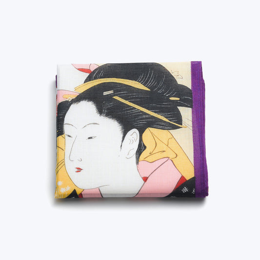 Geisha Handkerchief made in Japan by Kyosei