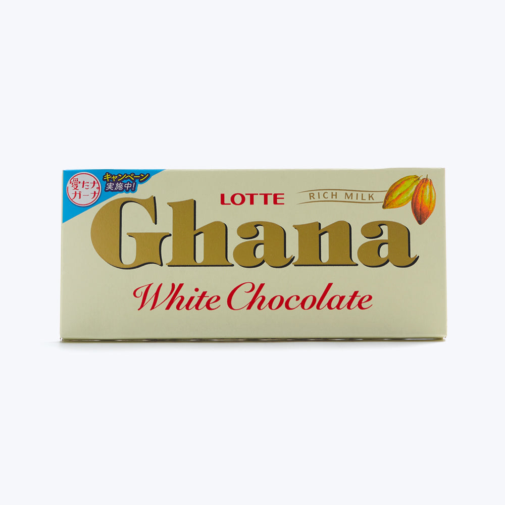 Ghana White Chocolate Bar made in Japan by Lotte