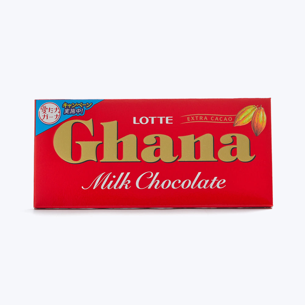 Ghana Milk Chocolate Bar made in Japan by Lotte